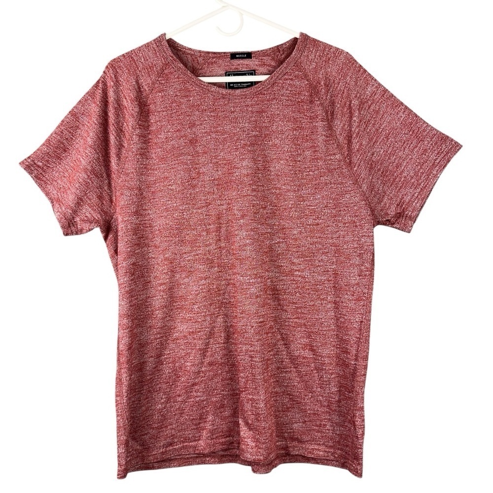 Abercrombie & Fitch Mens Shirt Large Red Muscle Short Sleeve T-Shirt